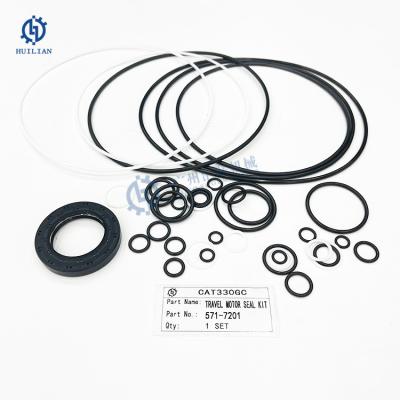 China 571-7201 Travel Motor Seal Kit For CATEEE Excavator hydraulic Swing Motor Repair Seal Kit Spare Parts for sale
