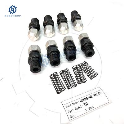 China TR20 TR30 TR40 TR60 TR100 Hydraulic Breaker Gas Charging Valve For Teisaku Rock Hammer Spare Parts for sale