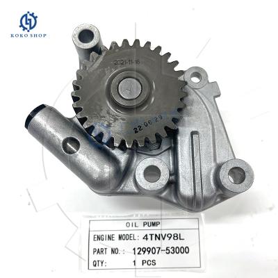 China 129907-53000 129907 Engine Oil Pump 4TNV98L Diesel Engine Parts For Yanmar Excavator Engine Spare Parts for sale