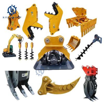 China 2 Ton 3t 4t 5 Tons Excavator Attachments Compactor Machine Excavator Earth Moving Hydraulic Vibrating Plate Compactor for sale