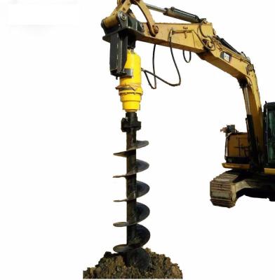 China Mini 1-5 Tons Excavator Digging Machinery Hydraulic Drilling Machine Earth Auger for sale