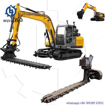 China Powerful Digging Chain Rail Ballast Blaster Undercutter For 6 10 12 15 18 Tons Excavator for sale