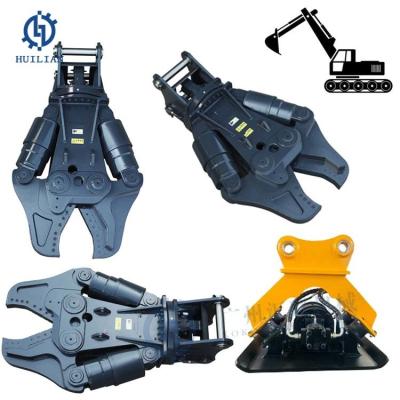 China PC200 PC210 PC270 PC300 PC350 Excavator Hydraulic Demolition Double Cylinder Hydraulic Shear For 25ton 35ton Excavator for sale
