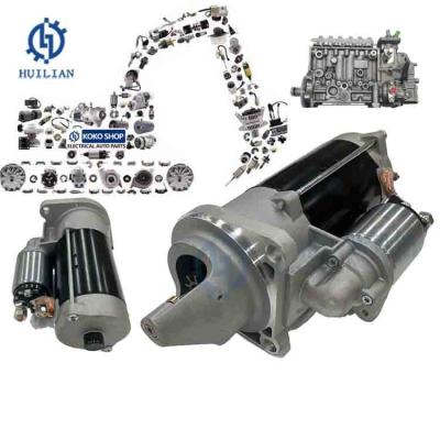 China EX215 24V 9T 4.0KW Diesel Engine Part 24V Starter Excavator Parts Starting Motor for Hitachi for sale