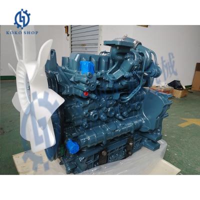 China Motor de excavadora original KUBOTA V3307-T Motor completo Assy Motor V2607 V2203 Motor diésel para el ensamblaje del motor Kubota en venta