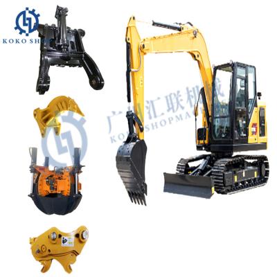 China 1-30T Mini Excavator Attachments Shovel Bucket Thumb Screw High Tensile Steel Thumb Customizable en venta