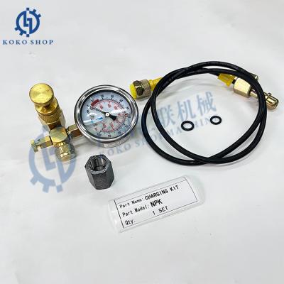 China Unico Npk Martillo de rotor hidráulico Kit de carga de nitrógeno Dispositivo de carga Kit de relleno de nitrógeno Nitrógeno en venta