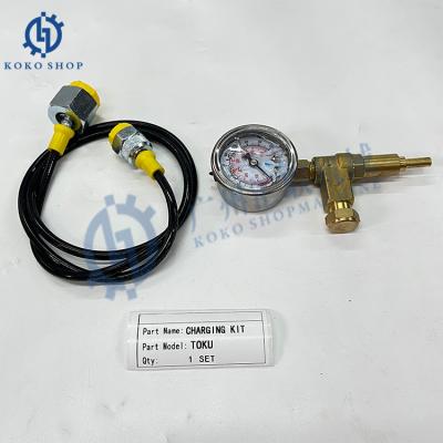 China TOKU CHARGING VALVE KIT Gas Charging Device Kit TNB 41514130K Gas Valve CP for Hydraulic breaker hammer 41514130E 415141 for sale