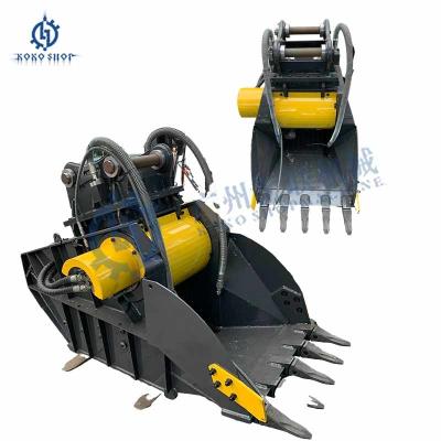 China R160 R210 EX200 EC220 DH150LC Crusher Bucket Demolition Screening Bucket Crushing Bucket for 20 Tons Excavator for sale
