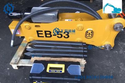 China High Efficiency Excavator Concrete Breaker , Chisel 53mm Hydraulic Jack Hammer for sale