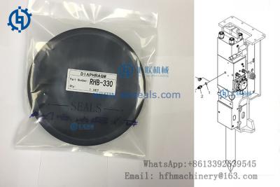 China Hanwoo Hydraulic Breaker Diaphragm RHB330 Rhino Hammer Parts Membrane for sale