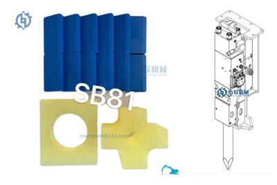 Chine L'amortisseur hydraulique de marteau de NBR SB81 amortissent le rouge bleu jaune à vendre