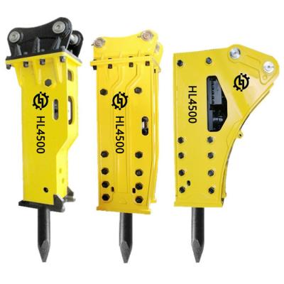 China Excavator Hydraulic Breaker Hammer Silent Box Rock Breaker Side With Chisel for sale