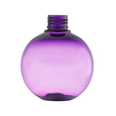 China Wholesale Alcohol Hand Sanitizer Bottle Purple 500ml Round PET Lotion Pump Plastic Bottle Hand Sanitizer Bottle For Sham for sale