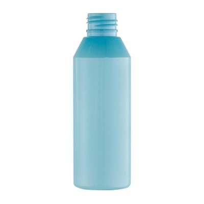 China 120ml Shampoo Squeeze Bottle Light Blue Custom Body Milk Lotion Pump HDPE Plastic Cosmetic Soft Touch Feeling en venta