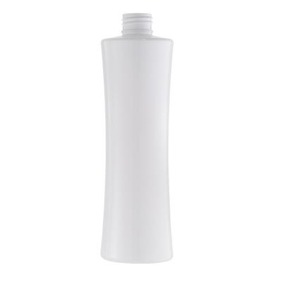 China Custom Printed Lotion Squeeze Bottle White Flat Plastic Material 250ml en venta