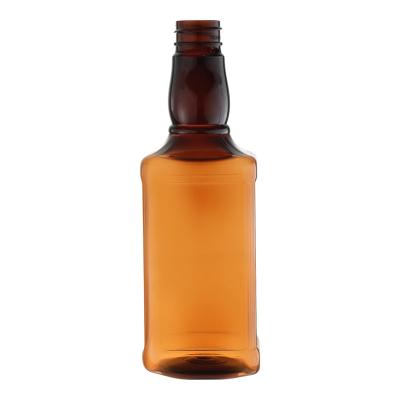 China 450ml Reagent Plastic HDPE Bottle Hot Brown Long Mouth Wide Caliber for sale