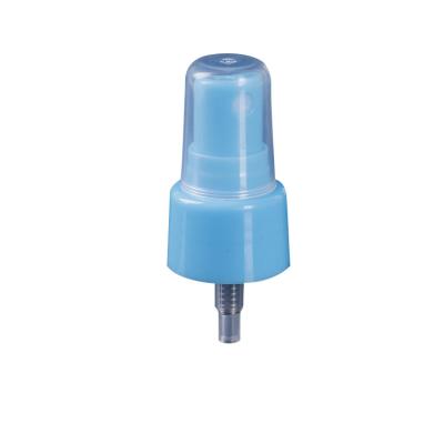 China Blue Reusable PP 20 410 Fine Mist Sprayer For Cosmetic Bottles for sale