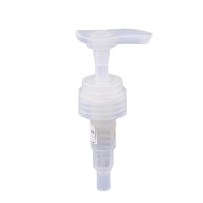China Transparent 24mm Twist Lock Plastic Lotion Pump For Facial Wash Bottles for sale