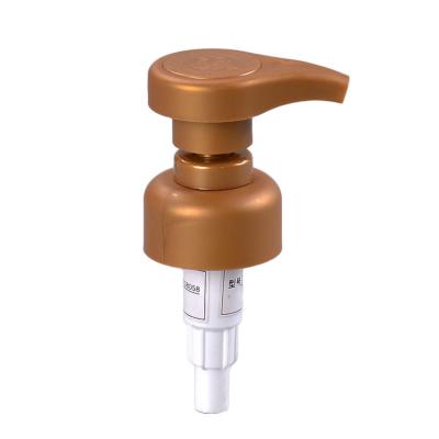 China Brown 2.2ml/T Plastic Liquid Soap Dispenser Pump With Screw Lock for sale