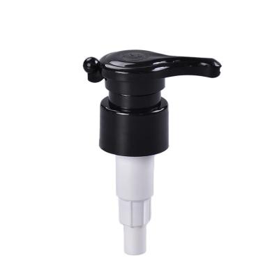 China PP Black Non Spill 24mm Cosmetic Lotion Pump For Cleaning Wash for sale