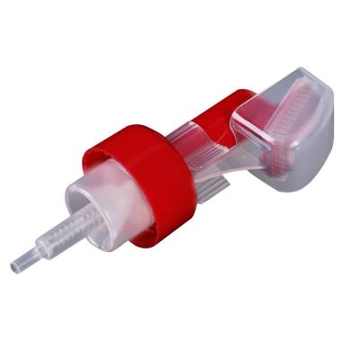 China ISO9001 0.95cc Hand Sanitizer Foam Pump With Silicon Brush for sale