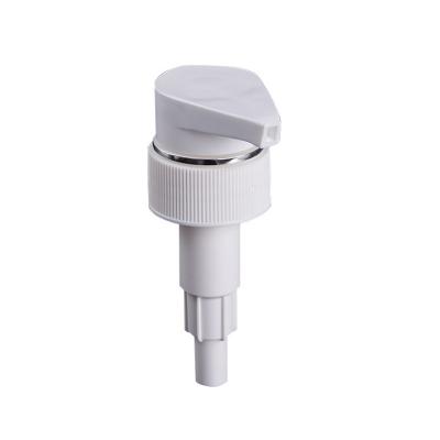 China Ribbed Closure White Soap Dispenser Pump , 33mm Soap Bottle Replacement Pump for sale