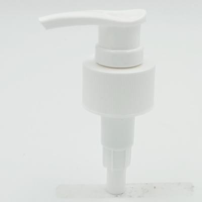 Chine 28/24 tête en plastique de pompe de lotion de presse de bouche plate cosmétique de pompe à vendre