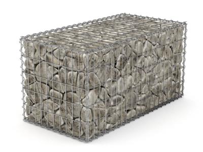 China 2.0mm - 4.2mm Wire Gabion Basket Mesh For Railway Embankment And Bridge Protection for sale