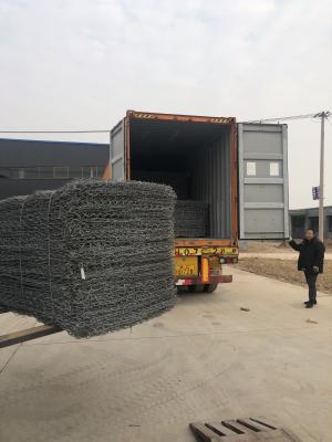 China Heavy Duty Gabion Mesh In Rolls With Height 0.5m - 3m For Strong And Stable Structures for sale
