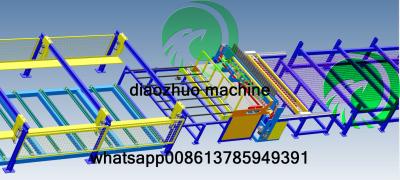 Chine Mesh Welding Machine de renfort complètement automatique 12000mm pour le béton à vendre