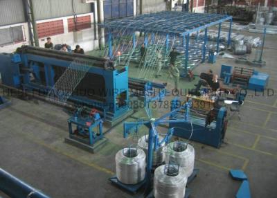 China 60*80mm 80*100mm Gabion Box Making Machine PLC Fully Automatic for sale