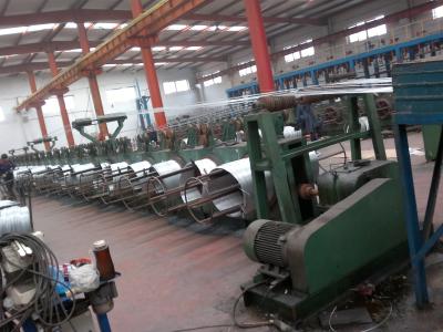 China alambre del SOLDADO ENROLLADO EN EL EJÉRCITO 100m/Min que hace la máquina 28g/m2 para hacer el alambre del hierro en venta