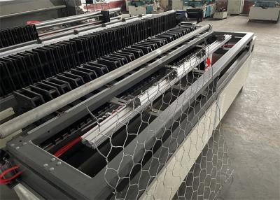 China Energy Saving Hexagonal Mesh Machine , Wire Cage Making Machine PLC Control for sale