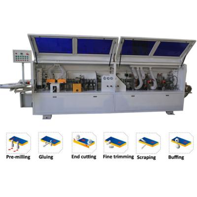 Cina PVC edge banding straight full automatic edge banding machine KC307P with pre-milling function in vendita