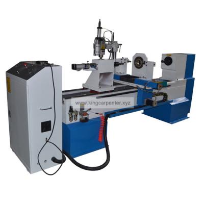 China CNC wood turning lathe max. working dimeter 300mm for sale