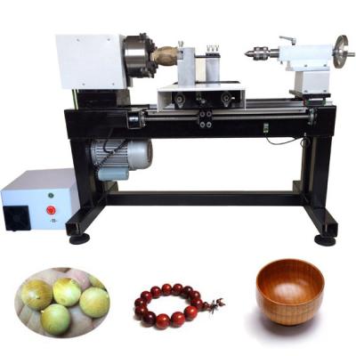China KC120 Mini CNC Wood Turning Lathe Machine making wooden round beads à venda