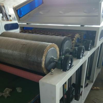 China Wire brush roller dupont brush roller and sandpaper rollers polishing machine for wood floor for sale