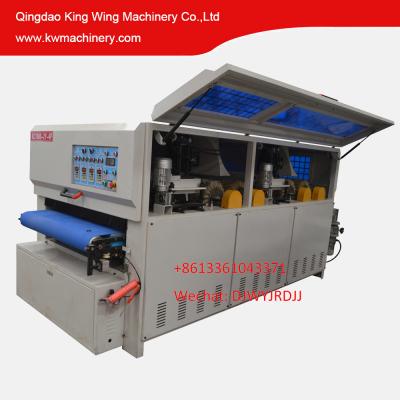 China KC1000-2YP-4R 18 discs sanding brush 4 long sanding roller sanding machine for sale