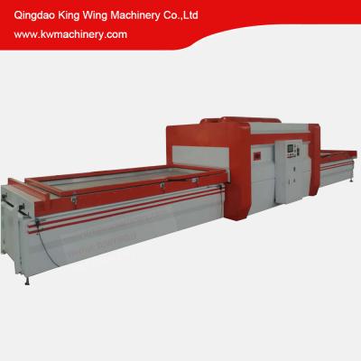 China Full Automatic Wood Veneer Vacuum Press Machine Vacuum Membrane Press Machine à venda