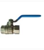 China Oem Nickel Plating 2 Brass Ball Valve With Steel Handle for sale