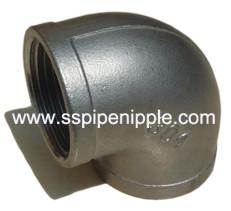 China Casting Stainless Steel Pipe Fittings Stainless  Steel  Elbow  90 Degree for sale