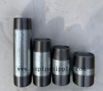 China ASTM A53 Galvanized Steel Pipe Nipple   1/2