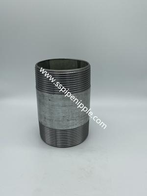 China Seamless Barrel Pipe Nipples Q235 Q195 Erw Carbon Steel Pipe Fitting for sale
