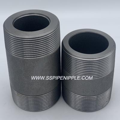 China Casting Welded Black Pipe Nipple Corrosion Resistant Long Working Life for sale