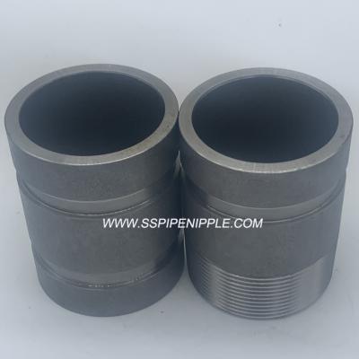 China Industrial Grooved Pipe Fittings Groove Pipe Nipple BSPP  BSPT  NPT for sale