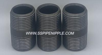 China Industrial Black Pipe Nipple Rust Proof Galvanized Steel Pipe Nipple for sale