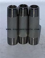 China Seamless Stainless Steel Threaded Nipple Durable Weld Nipple Fittings for sale