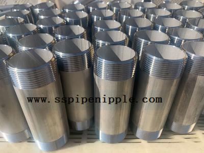 China DIN2999/ DIN2982 Stainless Steel Nipple Fittings Stainless Pipe Nipples for sale