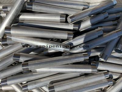 中国 専門のステンレス鋼のニップルの付属品はSSの管のニップルを溶接しました 販売のため